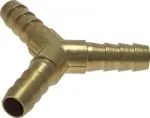 Y-Schlauchverbinder Messing, PN 16, Verbinder, Schlauchverbinder, Y-Verbinder, alle Größen