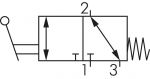 3/2-Wege Handhebelventile, Baureihe VH, E-MC