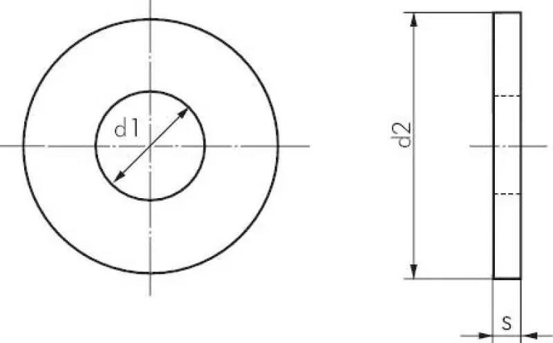 Kotflügelscheiben Stahl verzinkt, alle Größen