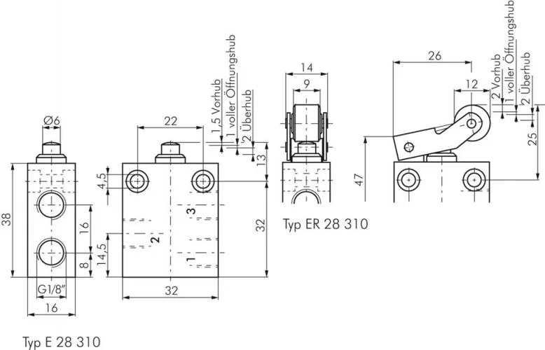3/2-Wege Nockenventile & Rollenventile – AIRTEC