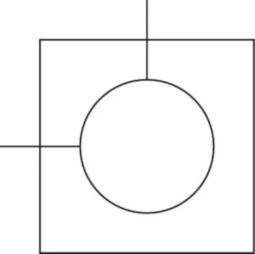Schaltsymbol 8-fach Aluminium-Verteilerleiste PN 16 für industrielle Anwendungen