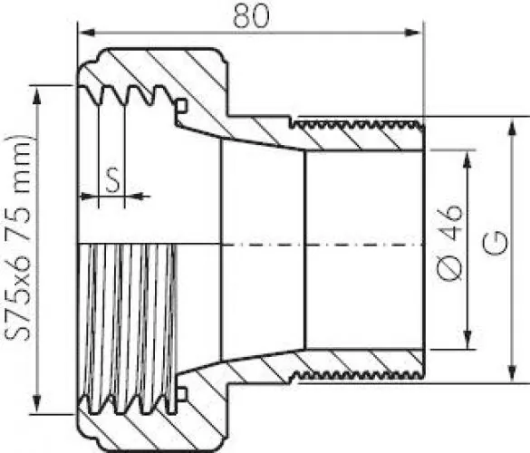 Zeichnung Kompakter Adapter für sichere Nutzung von IBC-Containern