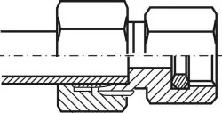 Manometerverschraubungen (Anschlussverschraubung für Rohr), Stahl verzinkt, alle Größen, Schneidring, Schneidringverschraubung, Reduziereinsatz, Klemmring, Klemmringverschraubung