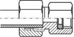 Manometerverschraubungen (Anschlussverschraubung für Rohr), Edelstahl 1.4571, alle Größen, Schneidring, Schneidringverschraubung, Reduziereinsatz, Klemmring, Klemmringverschraubung
