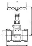 Edelstahl-Muffen-Absperrventile, IG, PN 14 (Eco-Line), Absperrventil, Ventil, Muffenventil, Edelstahlmuffenventil, Edelstahlventil, alle Größen