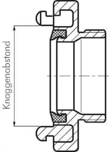 Storz-Kupplungen mit Schlauchstutzen für PVC- oder Gummischlauch, Messing, alle Größen