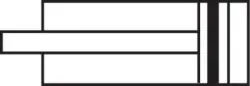 Kompaktzylinder, doppeltwirkend, ISO 21287 (Eco-Line), Zylinder, Kolben, Hub, Pneumatikzylinder, Isozylinder, Iso-Zylinder