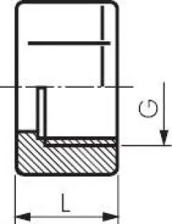 Überwurfmuttern für Schlauchtüllen, PN 16/40, Messing, alle Größen