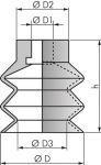 Balgsauger (ohne Halter) 2,5-​fach (Ø 10 - 40 mm), alle Typen