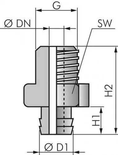 Saugerhalter für Flachsauger, Ovalsauger und Balgsauger P-Serie Form 2