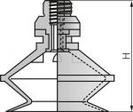 Balgsauger (ohne Halter) 1,5-​fach P-​Serie ( Ø 20 - 50 mm), alle Typen