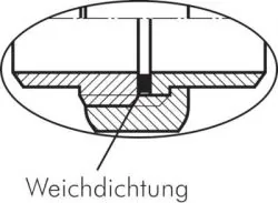 Winkelverschraubungen trennbar Edelstahl 1.4408, mit Innen- und Außengewinde - flach dichtend, bis 25 bar, Nippel, Verschraubung, alle Größen