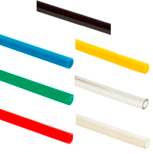 Polyamid-Schlauch Blau Natur Schwarz Gelb Rot Grün 3x1,7 bis 15x12 mm Pneumatik 
