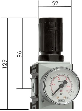 Druckregler mit durchgehender Druckversorgung - Futura-Baureihe 1, bis 2500  l/min, Regler, Druckregler, Konstantdruckregler, Konstantregler  Pneumatikshop - Fachhandel - Druckluft - Pneumatik