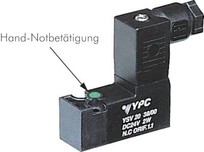 3/2-Wege-Magnetventile mit Federrückstellung, Ventil, YPC