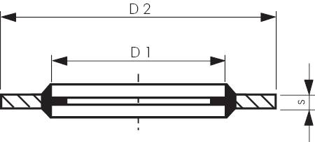 Hydraulik-Dichtring mit NBR-Einlage, für Gewinde M 14 / 33 Stück