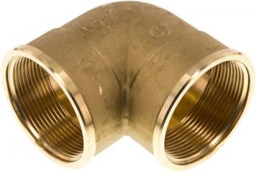 Winkel 90° Messing mit Innengewinde (geschmiedet) bis 16 bar, alle Größen