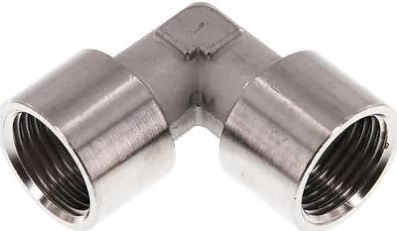 Edelstahl Winkel 90° IG/IG, 1.4404 (V4A), geschmiedet, bis 150 bar, alle Größen