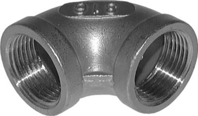 Edelstahl Winkel 90° IG, 1.4408 (V4A), gegossen, PN 16 & NPT-Option