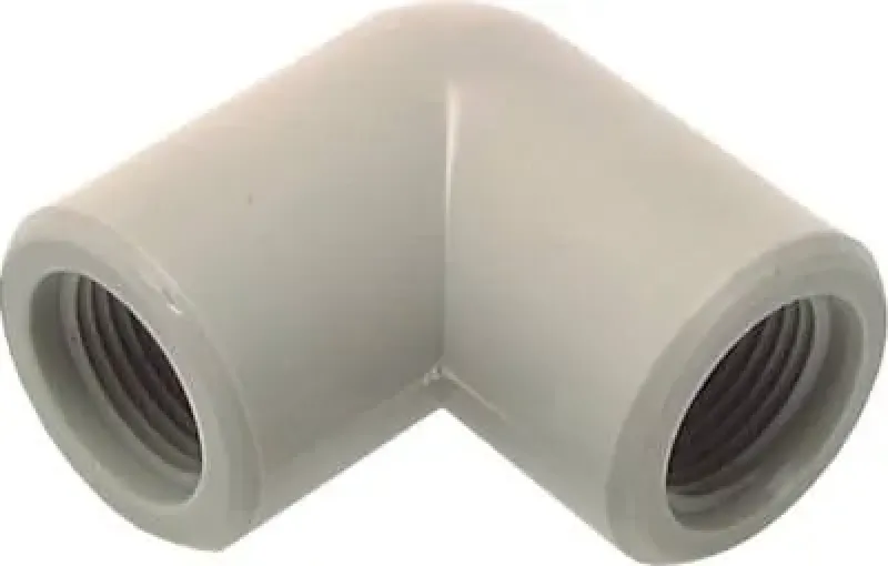 PP Winkel 90° mit Innengewinde, Polypropylen, PN 10, alle Größen
