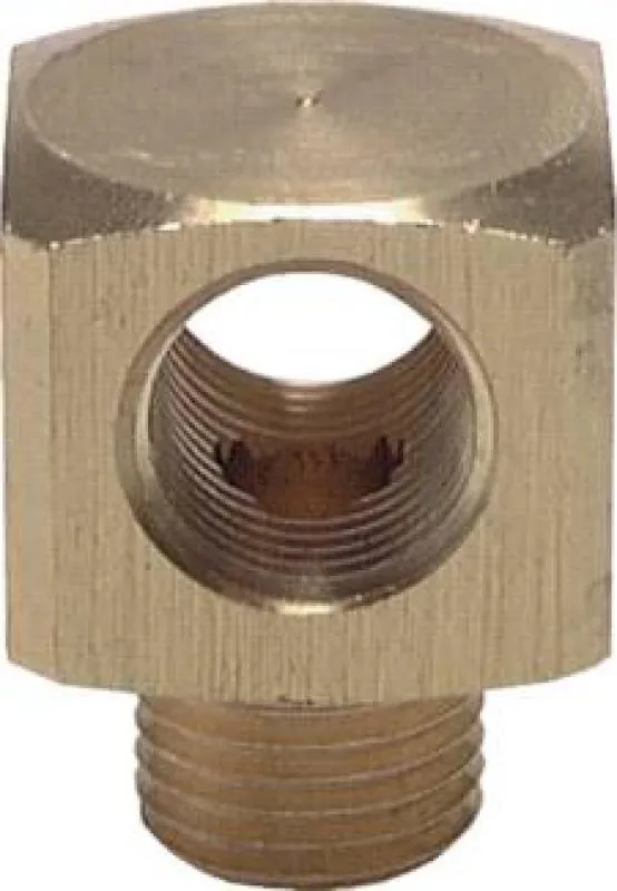 T-Anschluss Messing, Innen- & Außengewinde (IG/AG), PN 16, für Industrie & Handwerk