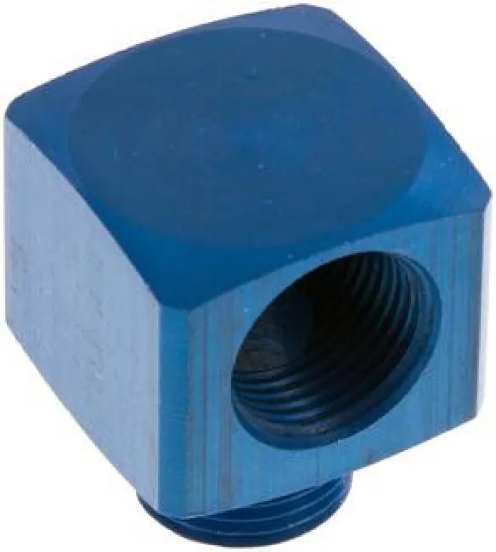 Aluminium Winkelanschlüsse 90° (leicht & korrosionsfrei), PN 16, alle Größen