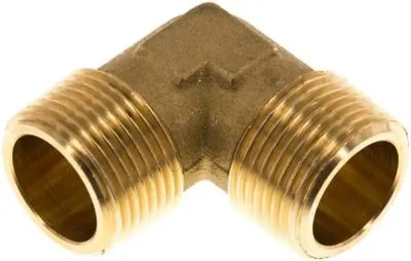 Winkel 90° Messing AG/AG, PN 16, alle Größen