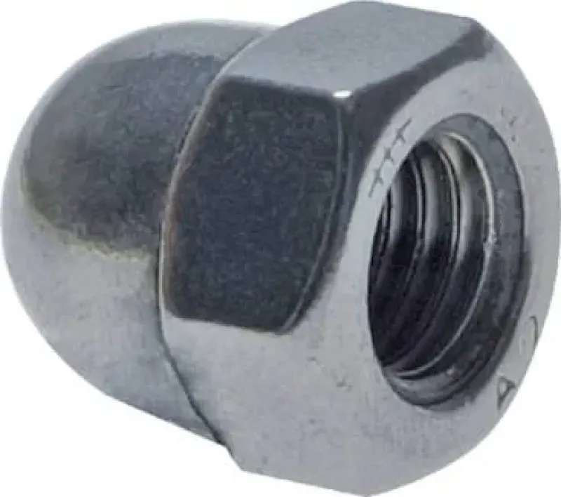 Hutmutter hohe Form DIN 1587 Edelstahl A2, alle Größen