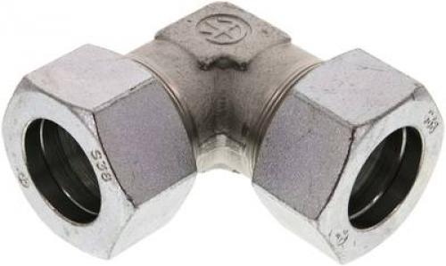 Winkel-Verschraubungen, Stahl verzinkt, alle Größen