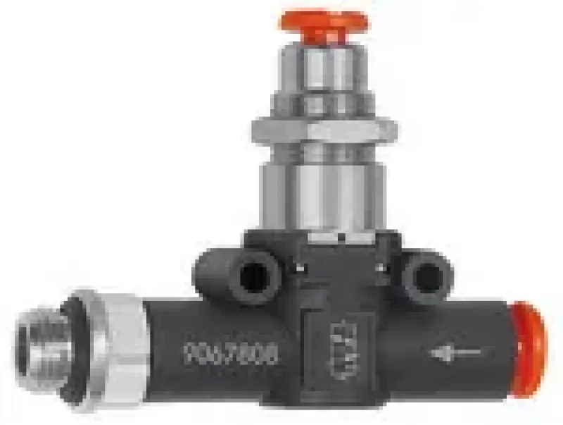 Riegler 3/2-Wegeventile pneumatisch betätigt, Schlauch (Eingang) – Gewinde (Ausgang)