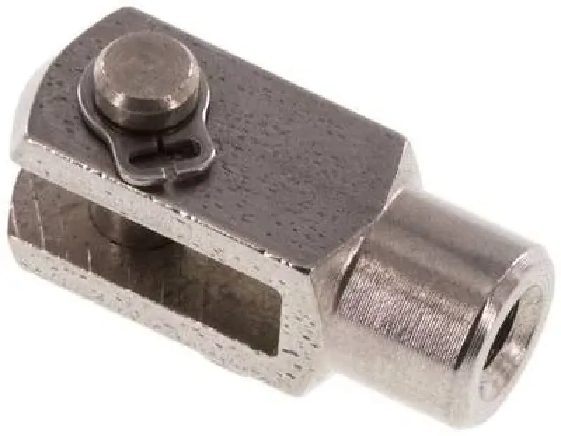 Gabelköpfe (IG) mit Bolzen aus Edelstahl 1.4305 für ISO-Kompaktzylinder, alle Größen