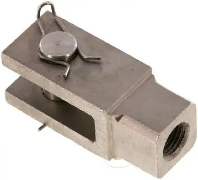 Gabelköpfe (IG) mit Bolzen aus Edelstahl 1.4571 für ISO-Kompaktzylinder, alle Größen