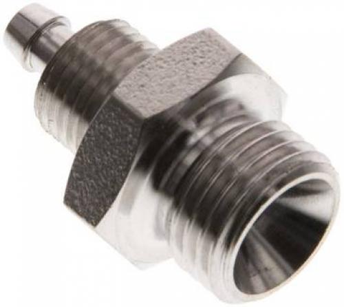 Gerade Verschraubungen mit zylindrischem Gewinde Edelstahl OHNE ÜBERWURFMUTTER, alle Größen