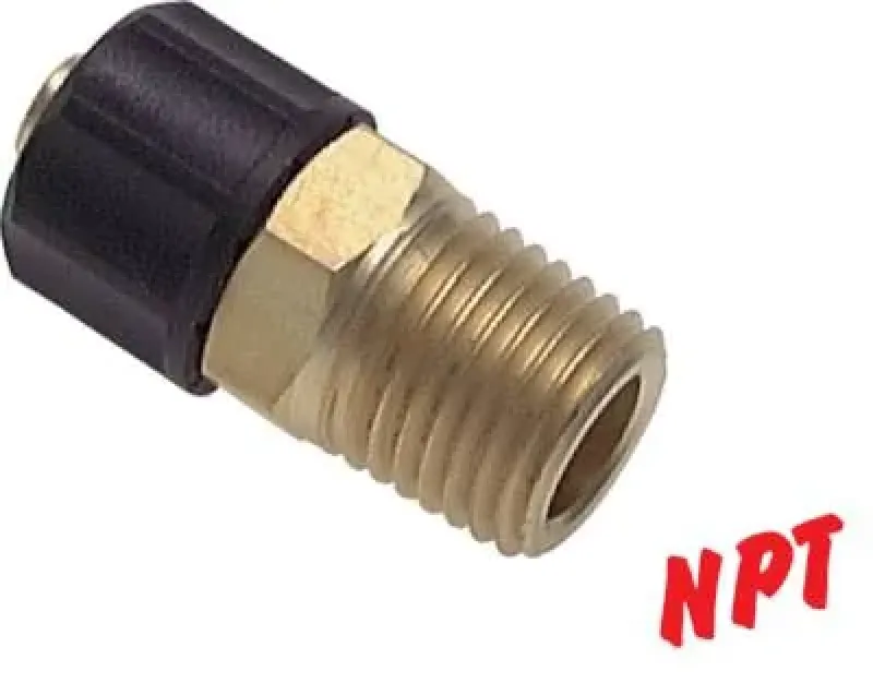 Gerade CK-Einschraubverschraubung NPT-Gewinde Messing (alle Größen)