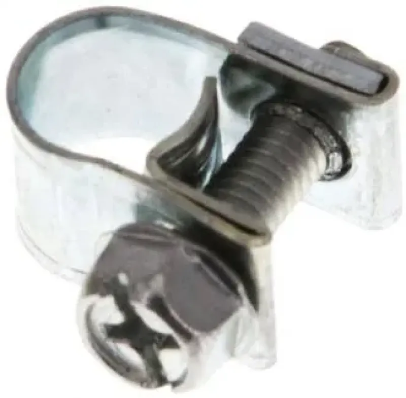 Spannbackenschellen – DIN 3017, Stahl verzinkt (W1), Bandbreite 9 mm, alle Größen