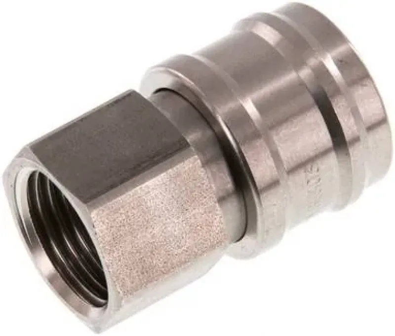 Kupplungsdosen mit Innengewinde, NW 7,2, Edelstahl 1.4305, verschiedene Größen