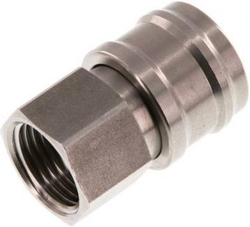 Kupplungsdosen mit Innengewinde, NW 7,2, Edelstahl 1.4305, alle Größen