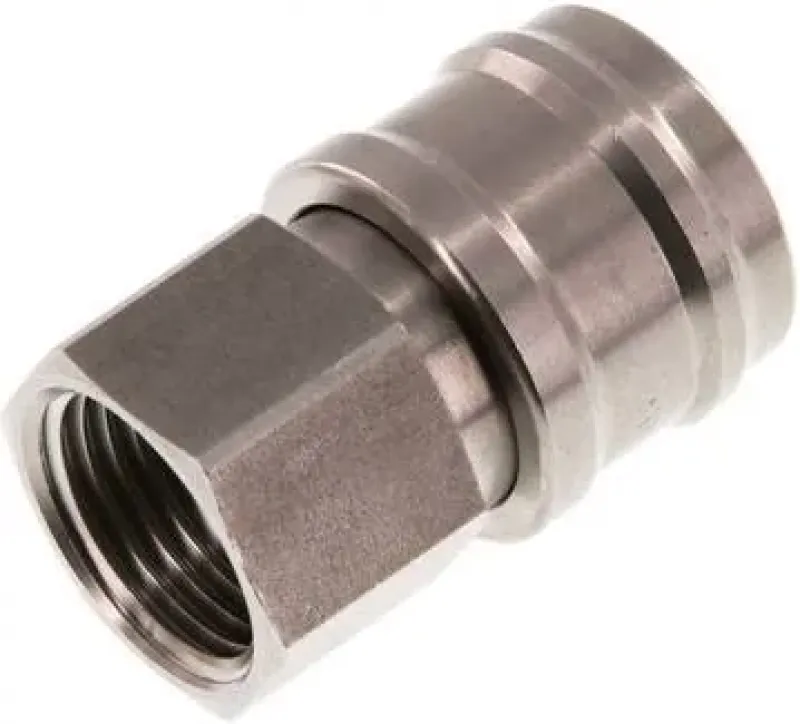 Kupplungsdosen mit Innengewinde, NW 7,2, Edelstahl 1.4305, verschiedene Größen