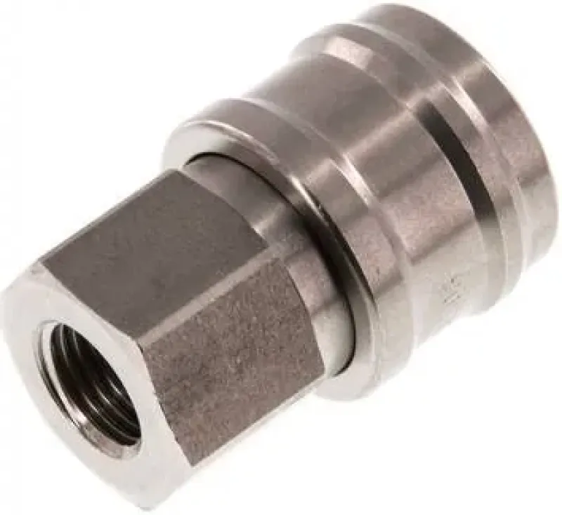 Kupplungsdosen mit Innengewinde, NW 7,2, Edelstahl 1.4305, verschiedene Größen