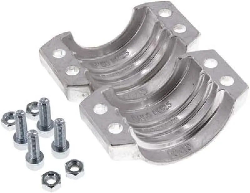 Klemmschalen 2-teilig Einbindeschalen Aluminium für Industrieschläuche