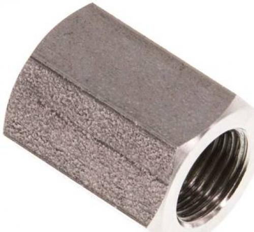 Muffen / Reduziermuffen Edelstahl 1.4571 - Sechskant bis 40 bar, alle Größen