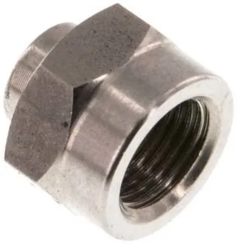 Muffe und Reduziermuffe aus Edelstahl 1.4571, Sechskant-Form, bis 40 bar, alle Größen