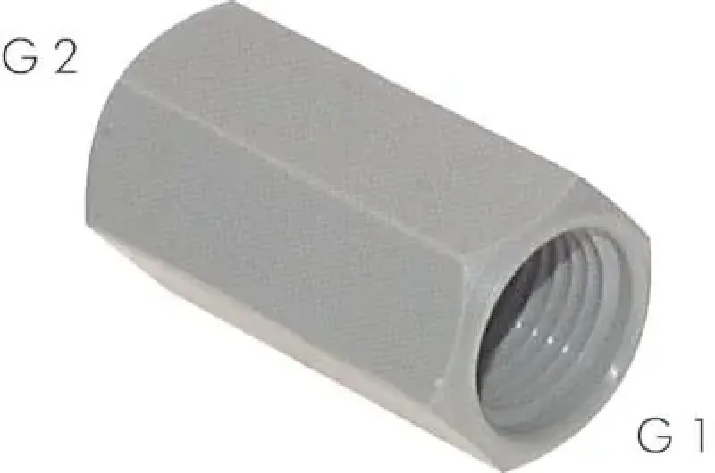 Muffe aus Kunststoff (PP), zylindrisches Gewinde, PN 10, alle Größen