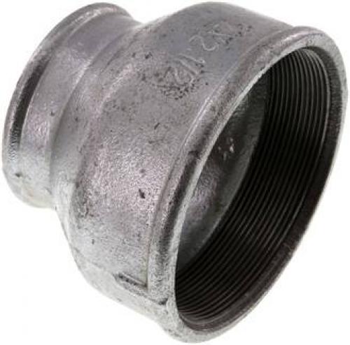 Muffen / Reduziermuffen Temperguss verzinkt rund bis 25 bar, alle Größen