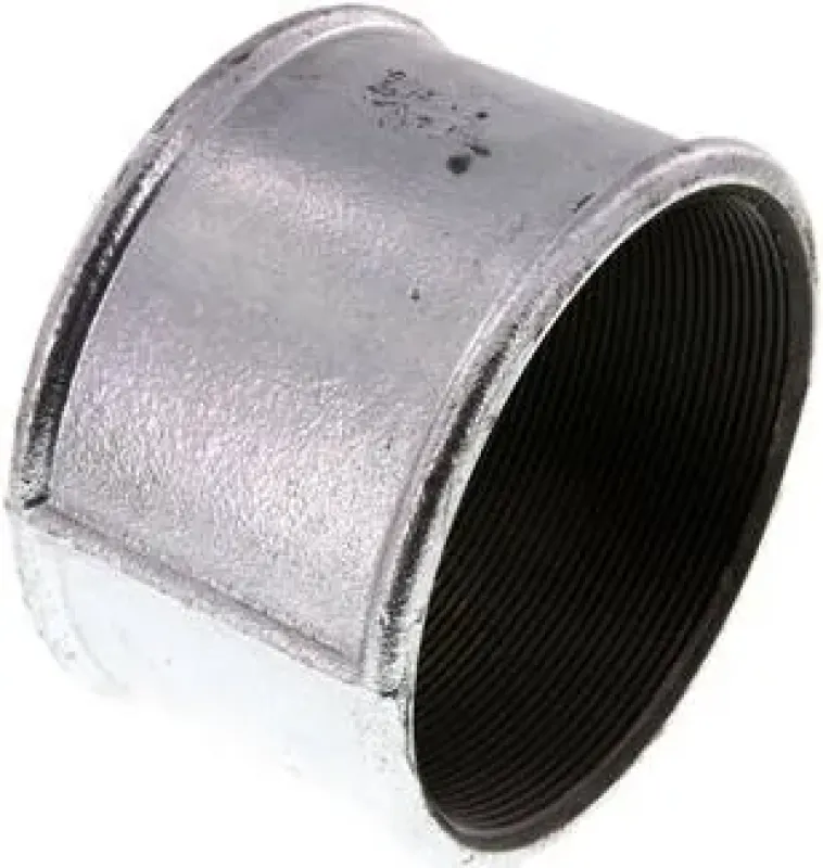 Muffe und Reduziermuffe aus Temperguss verzinkt, runde Ausführung, bis 25 bar, alle Größen