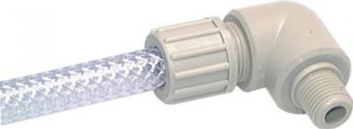 Winkel-Einschraubverschraubung PP für Schlauch TX, alle Größen