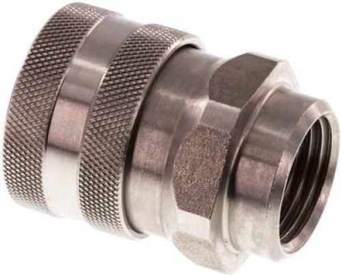 Kupplungen für Schaumpistolen & Spritzpistolen, ohne Absperrventil, Edelstahl, alle Größen und Typen