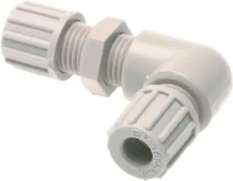 Winkel-Schottverschraubung Polypropylen Anschlussprinzip 1 (alle Größen)