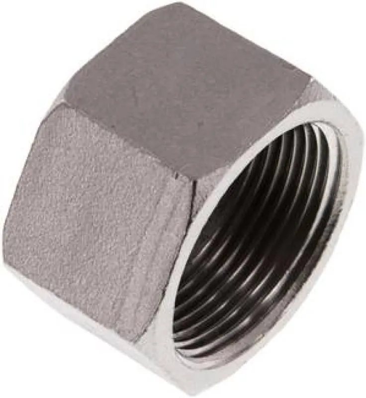 Edelstahl Verschlusskappe NPT-Gewinde 1.4408 (V4A), PN 16, US-Standard
