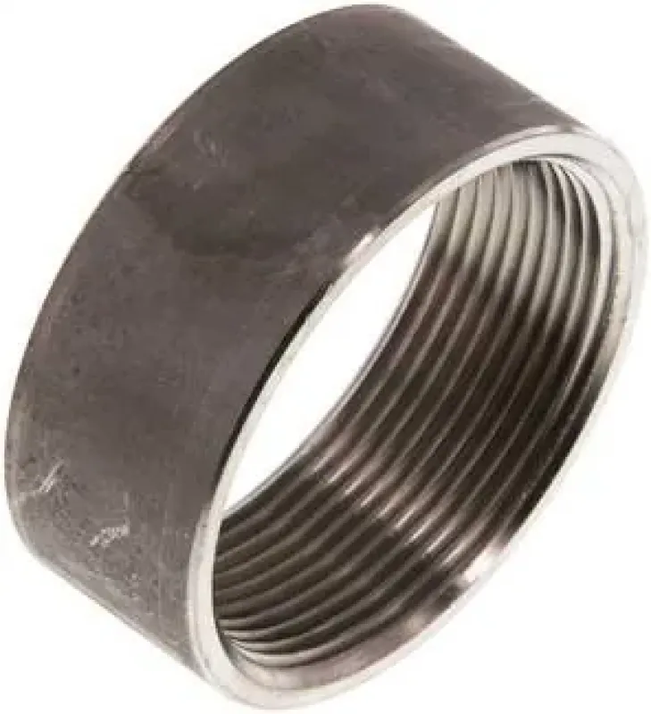 Halbe Anschweißmuffe aus Edelstahl 1.4571, DIN 2986, PN 40, alle Größen